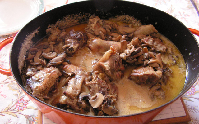 Coq au riesling classique