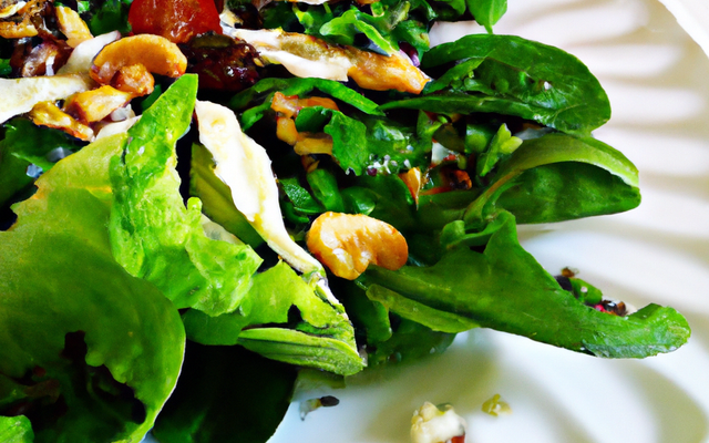 Salade de printemps sucrée-salée