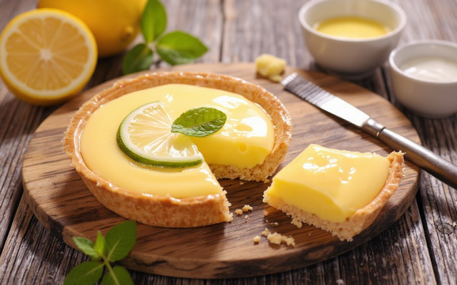 Tartelette au citron maison