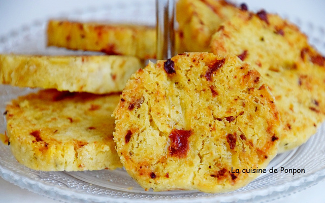 Sablés au pesto de tomates