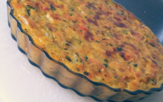 Flans de courgettes express