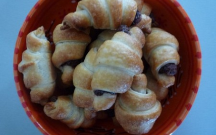Mini-croissants au Nutella