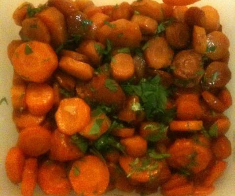 Carottes Vichy au beurre et au persil 