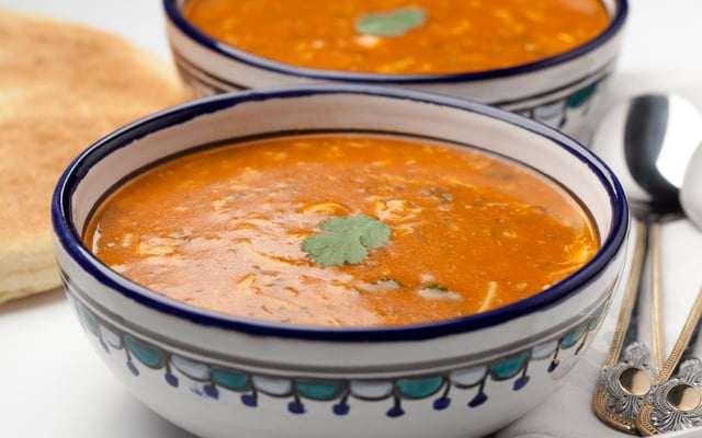 Soupe express tomate et pois chiches