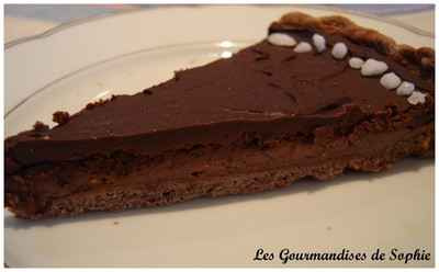 Tarte au chocolat et à l'orange