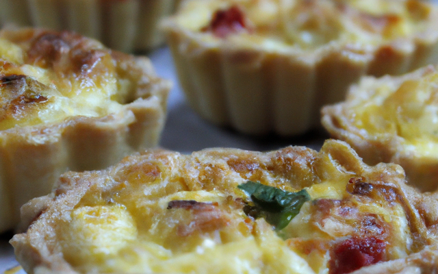 Mini quiche maraîchère