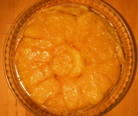 Tarte tatin sans beurre simple et rapide