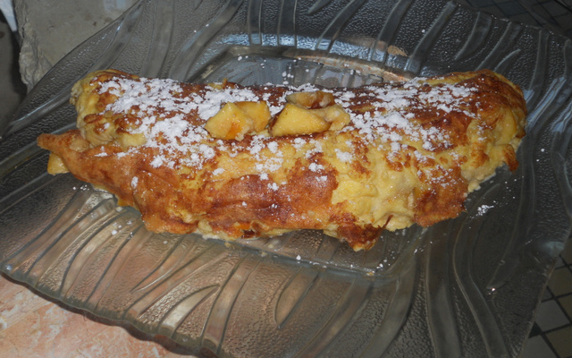 Omelette soufflée aux pommes