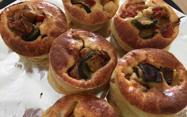 Flan de ratatouile maison