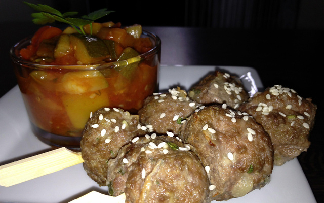 Boulettes de bœuf fourrées