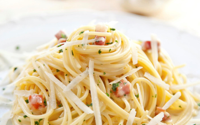 Pâtes carbonara revisitées