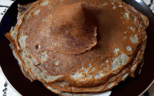 Crêpes à la farine de châtaignes sans beurre