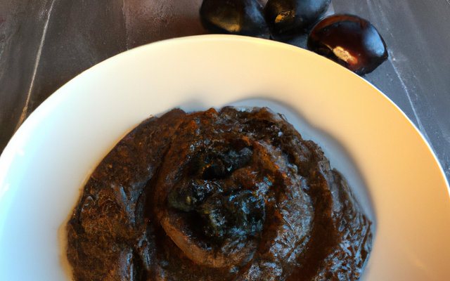 Purée de pruneaux aux poivrons