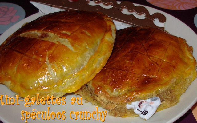 Mini-galettes des rois au spéculoos crunchy