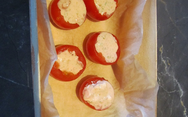 Tomate cerises aux cacahuètes