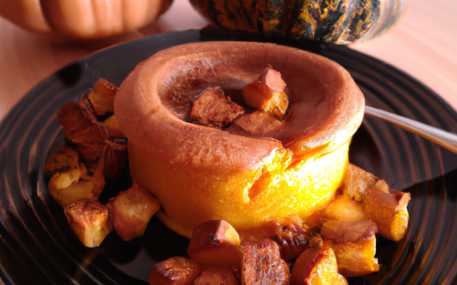 Soufflé au potimarron et à la châtaigne