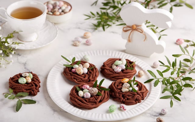 Gâteau Nid de Pâques au chocolat