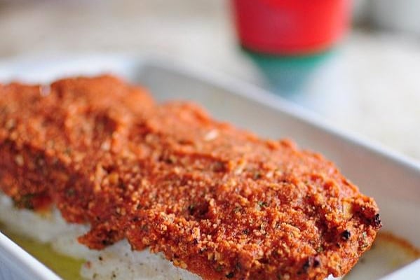 Dos de cabillaud en croûte de Ketchup