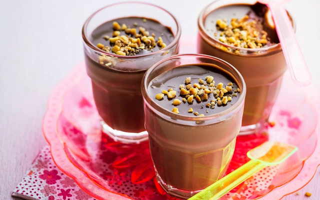 Panna cotta au chocolat et Carambar