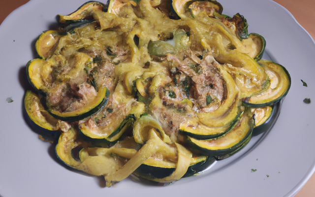 Pâtes sauce courgettes à la Colombo