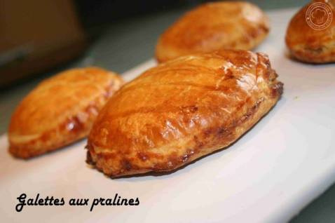Galette des rois aux pralines roses