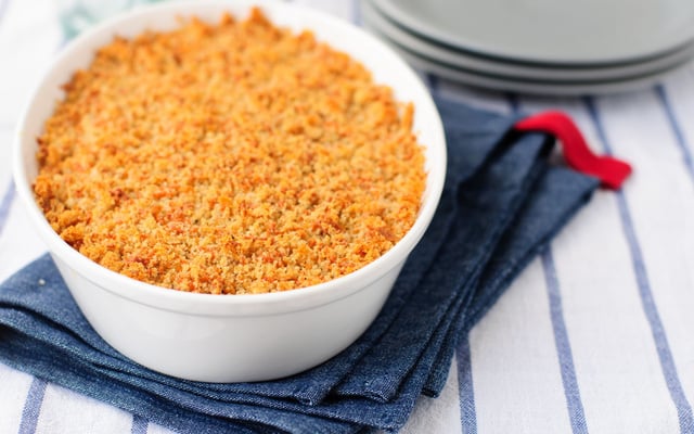 Crumble de saumon rapide
