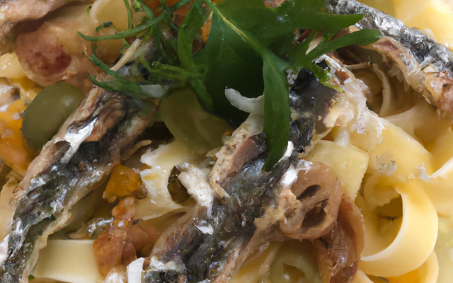 Tagliatelles aux sardines