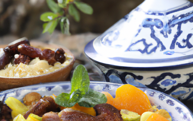 Magret de canard et sa tajine aux légumes et fruits secs