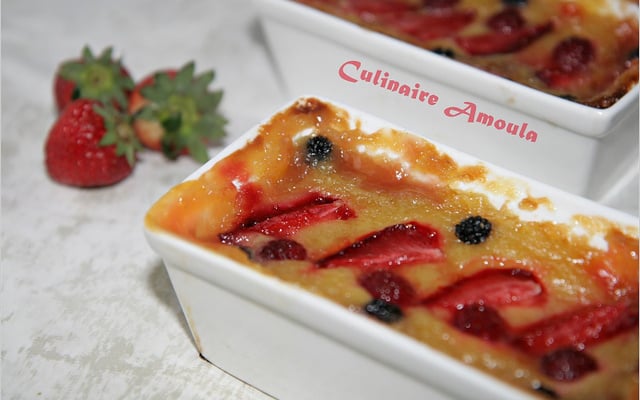 Gratin de fruits rouges au Lemon curd