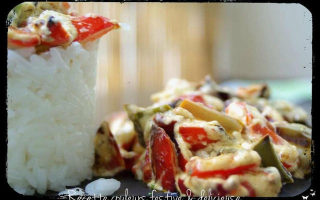 Escalope aux poivrons