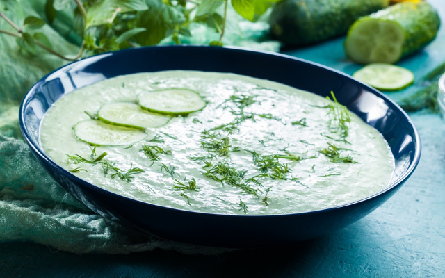 Crème Doria ou crème froide au concombre