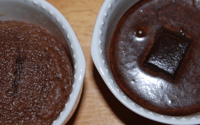 Fondant au chocolat au cœur tendre