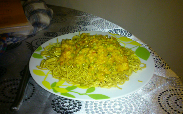 Curry indien de Crevettes au lait de coco