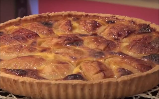 Tarte alsacienne aux pommes, tout est dans le flan