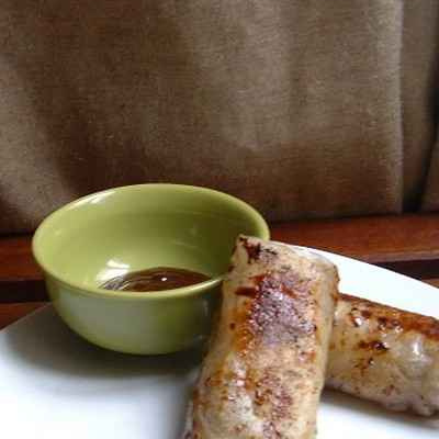 Petits nems à la banane