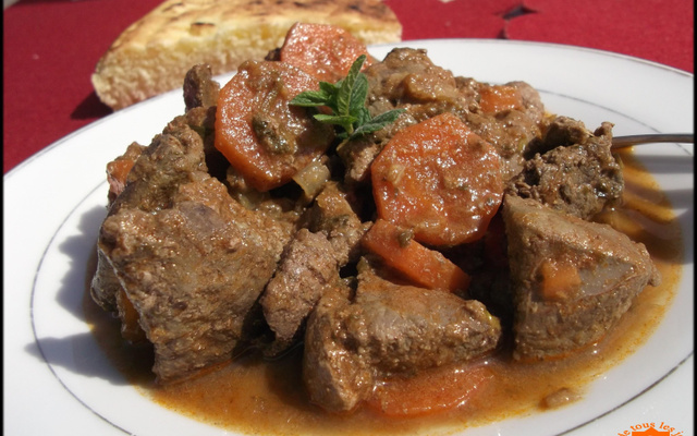 Foie en Sauce (Kebda Mchermla)