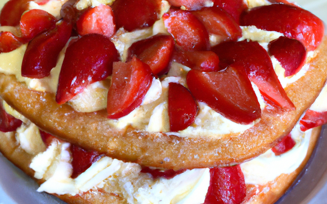 Charlotte aux fraises et chantilly maison