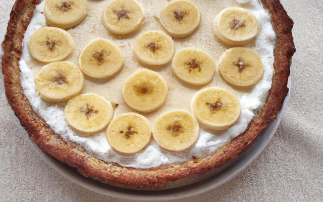 Tarte à la banane facile
