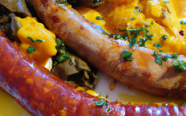 Morue safranée et merguez