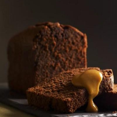 Cake au chocolat et caramel