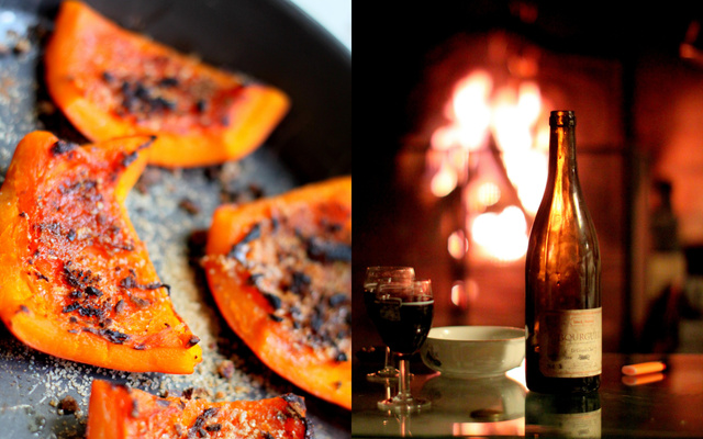 Barquette de potimarron caramélisée