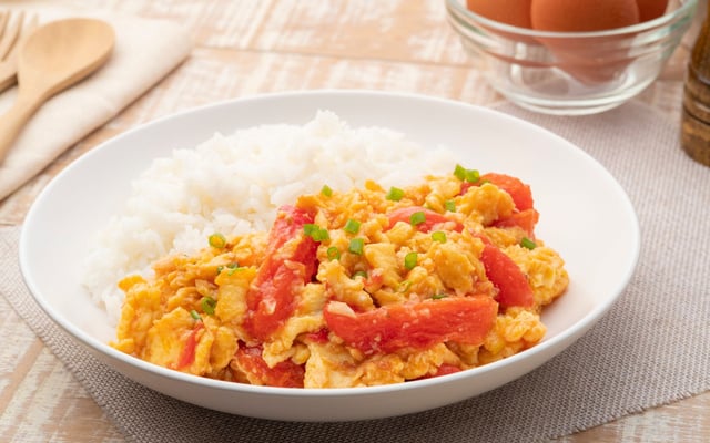 Oeufs brouillés à la chinoise