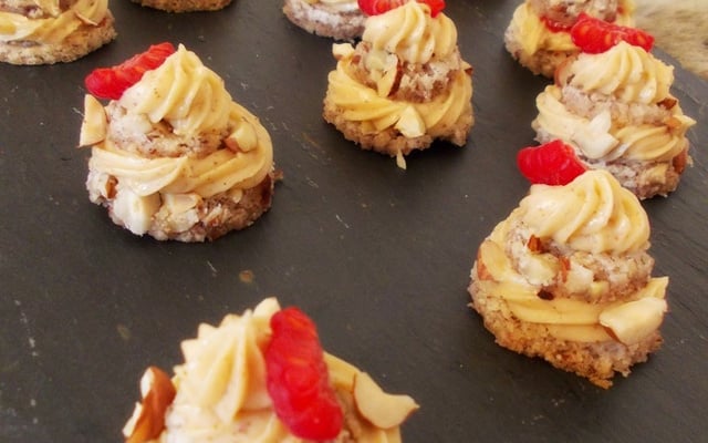 Mignardises praliné framboise