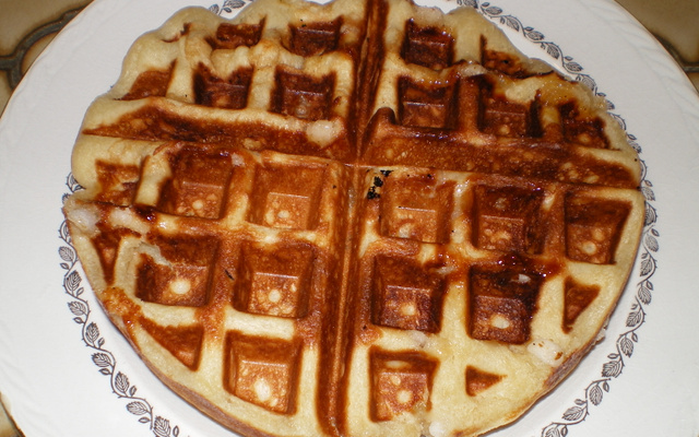 Gaufrettes fourrées à la vanille!
