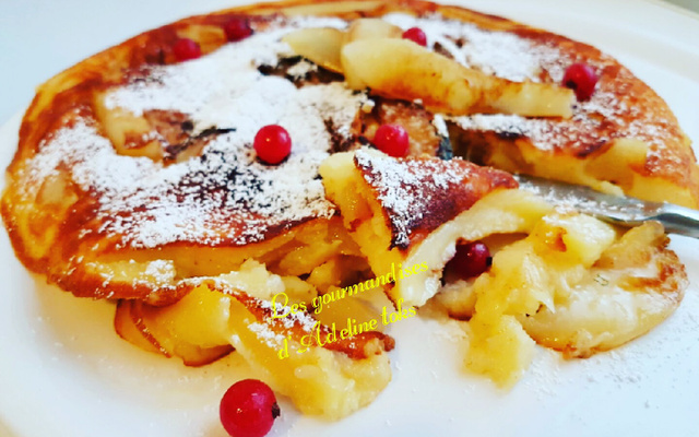 Gâteau aux pommes à la poêle