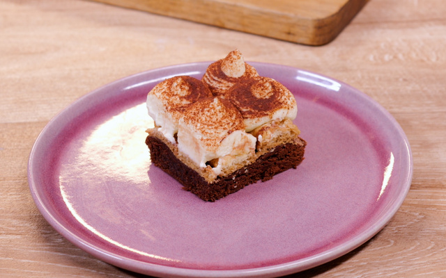 Tiramisu-brownie