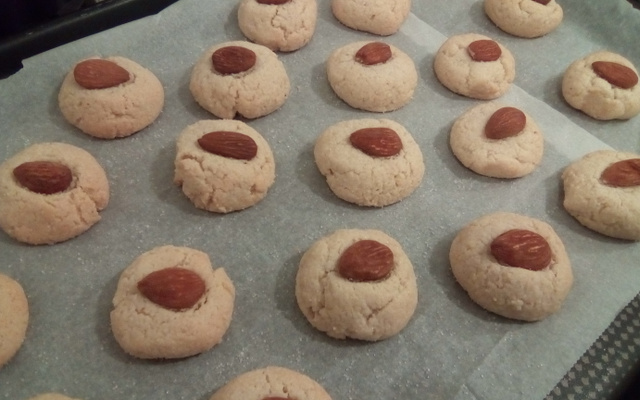 Amaretti moelleux aux amandes