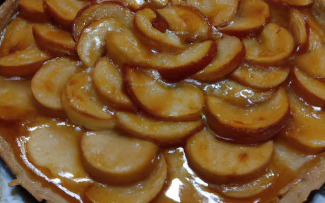 Tarte pommes caramel