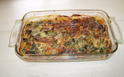Gratin de blettes au chèvre