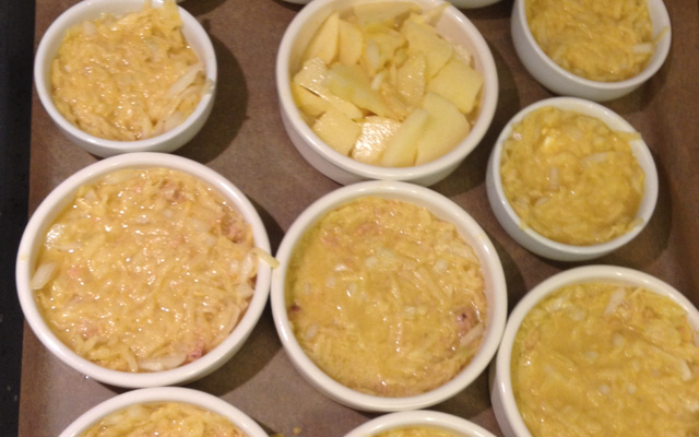 Gâteau de pommes de terre râpées